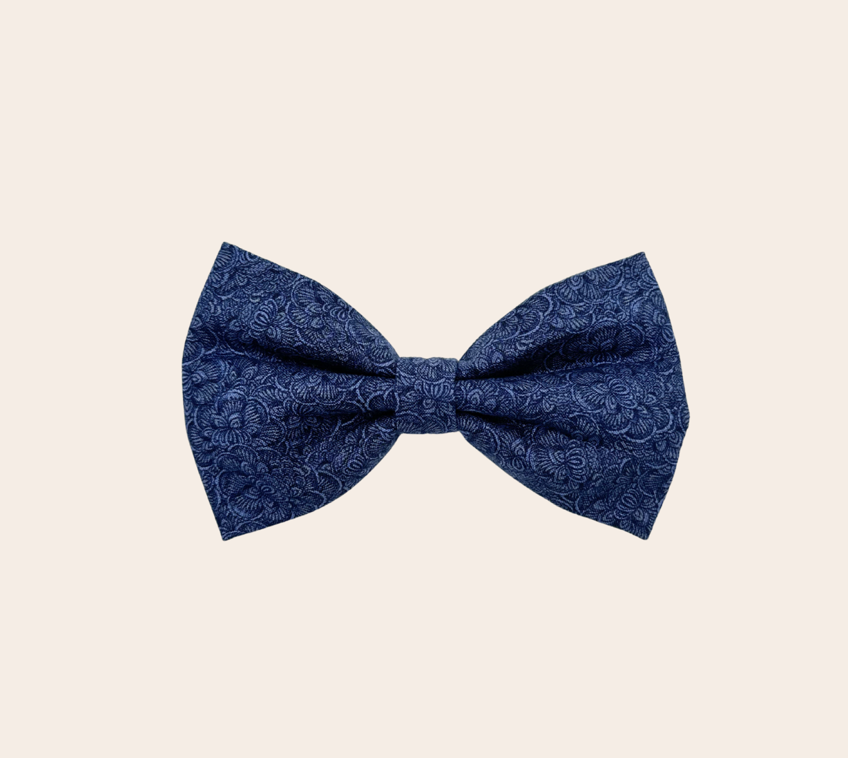 Ashford Blue Floral Pet Bow Tie