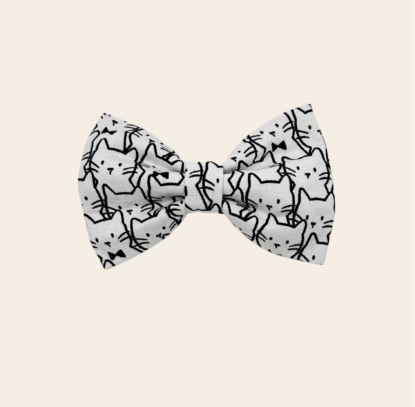 Chester Cat Print Pet Bow Tie