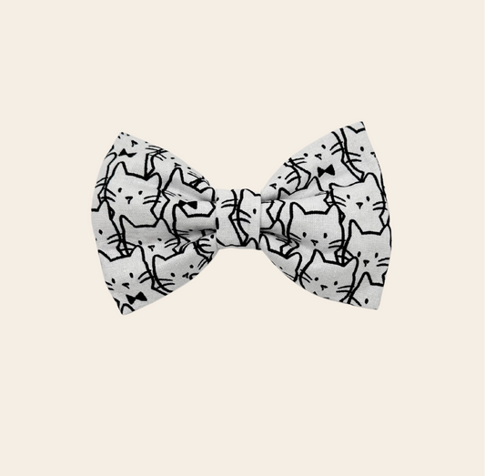Chester Cat Print Pet Bow Tie