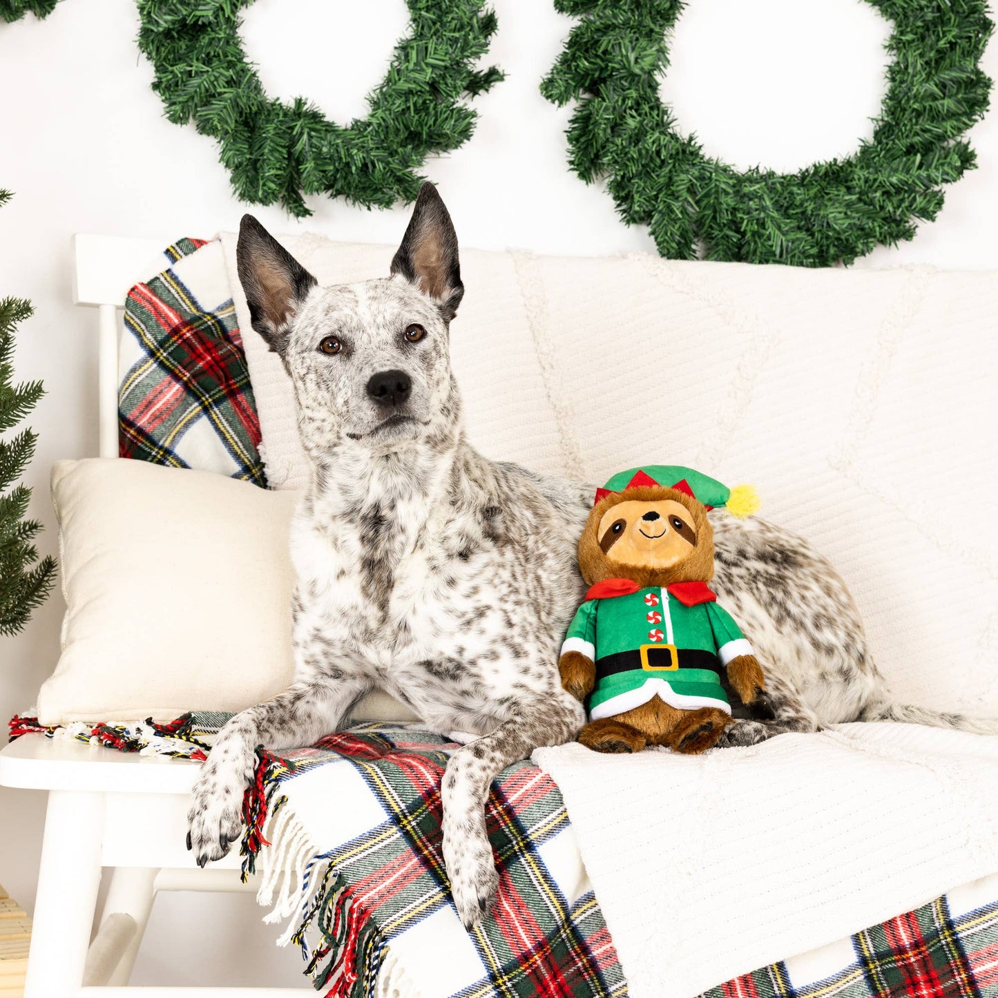 TREAT YO’ ELF PLUSH DOG TOY