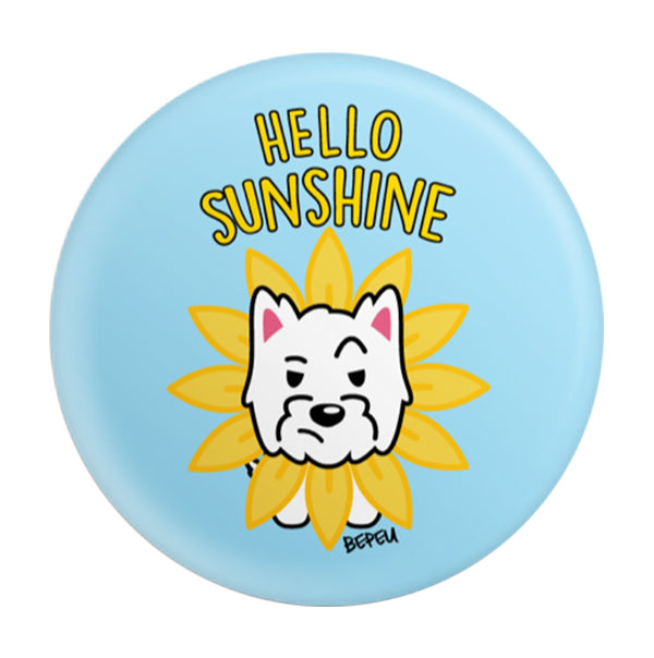Hello Sunshine Button Pin